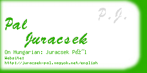 pal juracsek business card